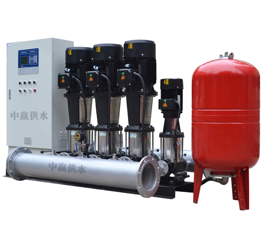 變頻恒壓供水系統(tǒng)主要由PLC、變頻器、觸摸屏、壓力變送器、動力及控制線路以及泵組組成